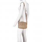 Umhängetasche Meridian 4g-logo Latte Logo, Farbe: beige, Marke: Guess, EAN: 0190231736332, Abmessungen in cm: 26x17x9, Bild 3 von 4