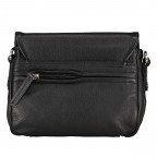 Umhängetasche Black, Farbe: schwarz, Marke: Hausfelder Manufaktur, EAN: 4065646015197, Abmessungen in cm: 18x16x7, Bild 3 von 6