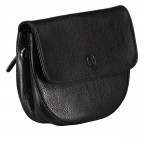 Umhängetasche Black, Farbe: schwarz, Marke: Hausfelder Manufaktur, EAN: 4065646015050, Abmessungen in cm: 25x20.5x6, Bild 2 von 6