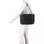 Handtasche Black, Farbe: schwarz, Marke: Hausfelder Manufaktur, EAN: 4065646015173, Abmessungen in cm: 33x26x11, Bild 5 von 7
