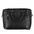 Handtasche Black, Farbe: schwarz, Marke: Hausfelder Manufaktur, EAN: 4065646015173, Abmessungen in cm: 33x26x11, Bild 3 von 7