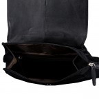 Rucksack Nappa Schwarz, Farbe: schwarz, Marke: Hausfelder Manufaktur, EAN: 4065646014251, Abmessungen in cm: 24.5x31x9.5, Bild 6 von 6