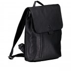 Rucksack Nappa Schwarz, Farbe: schwarz, Marke: Hausfelder Manufaktur, EAN: 4065646014251, Abmessungen in cm: 24.5x31x9.5, Bild 2 von 6