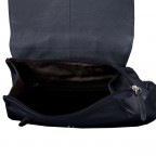 Rucksack Nappa Dunkelblau, Farbe: blau/petrol, Marke: Hausfelder Manufaktur, EAN: 4065646014244, Abmessungen in cm: 24.5x31x9.5, Bild 6 von 6