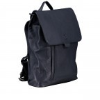 Rucksack Nappa Dunkelblau, Farbe: blau/petrol, Marke: Hausfelder Manufaktur, EAN: 4065646014244, Abmessungen in cm: 24.5x31x9.5, Bild 2 von 6