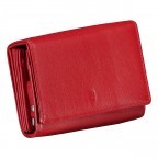 Geldbörse Nappa mit RFID-Schutz Rot, Farbe: rot/weinrot, Marke: Hausfelder Manufaktur, EAN: 4065646014732, Abmessungen in cm: 15x10x3, Bild 2 von 4