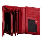 Geldbörse Nappa mit RFID-Schutz Rot, Farbe: rot/weinrot, Marke: Hausfelder Manufaktur, EAN: 4065646014732, Abmessungen in cm: 15x10x3, Bild 4 von 4