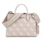 Handtasche Logo Allover Rosewood Logo, Farbe: rosa/pink, Marke: Guess, EAN: 0190231727095, Abmessungen in cm: 32x23.5x12, Bild 1 von 3