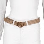 Gürtel Logo Allover mit Wendemöglichkeit Bundweite 95 CM Latte Logo, Farbe: beige, Marke: Guess, EAN: 7622078816760, Bild 5 von 6