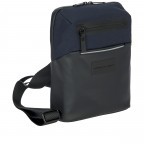 Umhängetasche Urban Eco Shoulder Bag S Dark Blue, Farbe: blau/petrol, Marke: Porsche Design, EAN: 4056487017648, Abmessungen in cm: 20x27x7, Bild 2 von 10