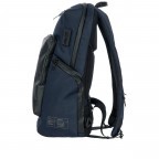 Rucksack Urban Eco Backpack S mit Laptopfach 13 Zoll Dark Blue, Farbe: blau/petrol, Marke: Porsche Design, EAN: 4056487017501, Abmessungen in cm: 29x41x15, Bild 3 von 11