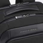 Rucksack Roadster 4.0 Backpack L Black, Farbe: schwarz, Marke: Porsche Design, EAN: 4056487001623, Abmessungen in cm: 36x44x18, Bild 12 von 15