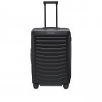 Koffer Roadster Hardcase 4W Trolley M erweiterbar Black, Farbe: schwarz, Marke: Porsche Design, EAN: 4056487000275, Abmessungen in cm: 48x69x28, Bild 1 von 4