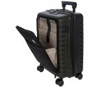 Handgepäck-Trolley B|Y by Brics Ulisse mit Frontfach 55 cm Nero, Farbe: schwarz, Marke: Brics, EAN: 8016623914749, Abmessungen in cm: 37x55x24, Bild 8 von 12