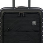 Handgepäck-Trolley B|Y by Brics Ulisse mit Frontfach 55 cm Nero, Farbe: schwarz, Marke: Brics, EAN: 8016623914749, Abmessungen in cm: 37x55x24, Bild 12 von 12