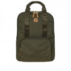 Rucksack X-BAG & X-Travel Urban Backpack Olive, Farbe: grün/oliv, Marke: Brics, EAN: 8016623888057, Abmessungen in cm: 28x36x16, Bild 1 von 7