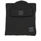 Mütze und Schal Metaverse zweiteiliges Geschenkset Black, Farbe: schwarz, Marke: BOSS, EAN: 4063538780161, Abmessungen in cm: 30x180x0.5, Bild 1 von 4