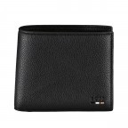 Geldbörse Ray 8CC ohne Hartgeldfach Black, Farbe: schwarz, Marke: BOSS, EAN: 4063536391758, Abmessungen in cm: 11x9.5x2.5, Bild 1 von 4