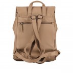 Rucksack Daley F41-1312 Taupe, Farbe: taupe/khaki, Marke: Flanigan, EAN: 4066727002303, Abmessungen in cm: 26x34x12, Bild 3 von 7