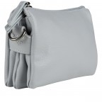 Umhängetasche Larissa F41-1313 mit zwei Schulterriemen Soft Blue, Farbe: blau/petrol, Marke: Flanigan, EAN: 4066727002495, Abmessungen in cm: 18.5x13x7, Bild 2 von 7