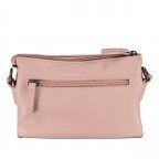Umhängetasche Larissa F41-1313 mit zwei Schulterriemen Pink, Farbe: rosa/pink, Marke: Flanigan, EAN: 4066727002501, Abmessungen in cm: 18.5x13x7, Bild 3 von 6