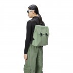 Rucksack MSN Bag Mini Haze, Farbe: grün/oliv, Marke: Rains, EAN: 5711747557355, Abmessungen in cm: 31x34x12, Bild 4 von 4
