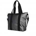 Shopper Tote Bag Mini Metallic Grey, Farbe: grau, Marke: Rains, EAN: 5711747557928, Abmessungen in cm: 35x36x13, Bild 2 von 4