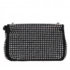 Umhängetasche mit Glitzersteinchen Schwarz, Farbe: schwarz, Marke: Hausfelder Manufaktur, EAN: 4065646015838, Abmessungen in cm: 19x11x7, Bild 3 von 7