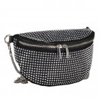 Gürteltasche / Umhängetasche mit Strass Schwarz, Farbe: schwarz, Marke: Hausfelder Manufaktur, EAN: 4065646015845, Abmessungen in cm: 21.5x14x8, Bild 2 von 7