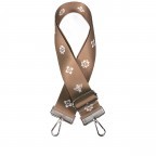 Schulterriemen Biene Silberkarabiner Taupe, Farbe: taupe/khaki, Marke: Hausfelder Manufaktur, EAN: 4065646015883, Bild 1 von 2