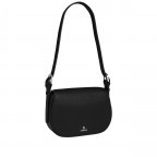 Satteltasche Ivy Black Silver, Farbe: schwarz, Marke: AIGNER, EAN: 4055539512704, Abmessungen in cm: 25x17x7, Bild 2 von 5