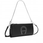 Umhängetasche / Clutch Ivy Black Silver, Farbe: schwarz, Marke: AIGNER, EAN: 4055539514371, Abmessungen in cm: 25x12x5, Bild 2 von 5