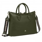 Handtasche Zita M Nature Green, Farbe: grün/oliv, Marke: AIGNER, EAN: 4055539512780, Abmessungen in cm: 39x29x12, Bild 2 von 6