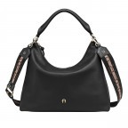 Beuteltasche Zita M Black Coloured, Farbe: schwarz, Marke: AIGNER, EAN: 4055539513756, Abmessungen in cm: 37x29x16, Bild 1 von 6