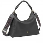 Beuteltasche Zita M Diamond Grey, Farbe: grau, Marke: AIGNER, EAN: 4055539515132, Abmessungen in cm: 37x29x16, Bild 2 von 6