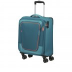 Koffer Pulsonic Spinner 55 Expandable Stone Teal, Farbe: blau/petrol, Marke: American Tourister, EAN: 5400520204011, Abmessungen in cm: 40x55x23, Bild 2 von 11