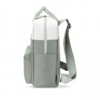 Rucksack Bergen Small mit Tabletfach 11 Zoll Muted Sage, Farbe: grün/oliv, Marke: Kapten & Son, EAN: 4251145238964, Abmessungen in cm: 23.5x33.5x9.5, Bild 3 von 5