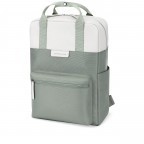Rucksack Bergen Small mit Tabletfach 11 Zoll Muted Sage, Farbe: grün/oliv, Marke: Kapten & Son, EAN: 4251145238964, Abmessungen in cm: 23.5x33.5x9.5, Bild 2 von 5