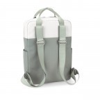 Rucksack Bergen Small mit Tabletfach 11 Zoll Muted Sage, Farbe: grün/oliv, Marke: Kapten & Son, EAN: 4251145238964, Abmessungen in cm: 23.5x33.5x9.5, Bild 4 von 5