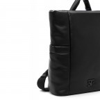Rucksack Baggy 14023 Black, Farbe: schwarz, Marke: Suri Frey, EAN: 4056185192708, Abmessungen in cm: 34x33x10, Bild 5 von 5