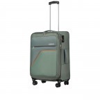 Koffer Sky Surfer Spinner M Expandable Nomad Green, Farbe: grün/oliv, Marke: American Tourister, EAN: 5400520207548, Abmessungen in cm: 42x66x24, Bild 5 von 9