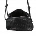 Umhängetasche Piuma Black, Farbe: schwarz, Marke: Abro, EAN: 4067278129112, Abmessungen in cm: 24x16.5x7, Bild 6 von 6