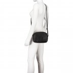 Umhängetasche Piuma Black, Farbe: schwarz, Marke: Abro, EAN: 4067278129112, Abmessungen in cm: 24x16.5x7, Bild 5 von 6