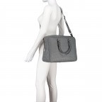 Aktentasche Busy Business Shopper L Grey, Farbe: grau, Marke: Abro, EAN: 4067278130958, Abmessungen in cm: 38x28x15, Bild 6 von 7