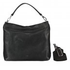 Beuteltasche Dalia Kaia Black Silber, Farbe: schwarz, Marke: Abro, EAN: 4067278093758, Abmessungen in cm: 37x32x14, Bild 1 von 8