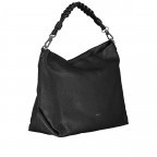 Beuteltasche Dalia Poppy Black Nickel, Farbe: schwarz, Marke: Abro, EAN: 4067278100753, Abmessungen in cm: 37x32x14, Bild 2 von 8