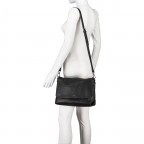 Umhängetasche Dalia Poppy Black Nickel, Farbe: schwarz, Marke: Abro, EAN: 4067278100579, Abmessungen in cm: 30x19.5x10, Bild 6 von 8