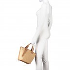 Handtasche Natur, Farbe: cognac, Marke: Hausfelder Manufaktur, EAN: 4065646016026, Abmessungen in cm: 19x22x12, Bild 4 von 7