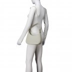 Beuteltasche Ruga Beige, Farbe: beige, Marke: Hausfelder Manufaktur, EAN: 4065646016200, Abmessungen in cm: 28x18x7, Bild 6 von 8