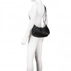 Beuteltasche Filo S 136-095 Black, Farbe: schwarz, Marke: AIGNER, EAN: 4055539450174, Abmessungen in cm: 28.5x20x9, Bild 7 von 8
